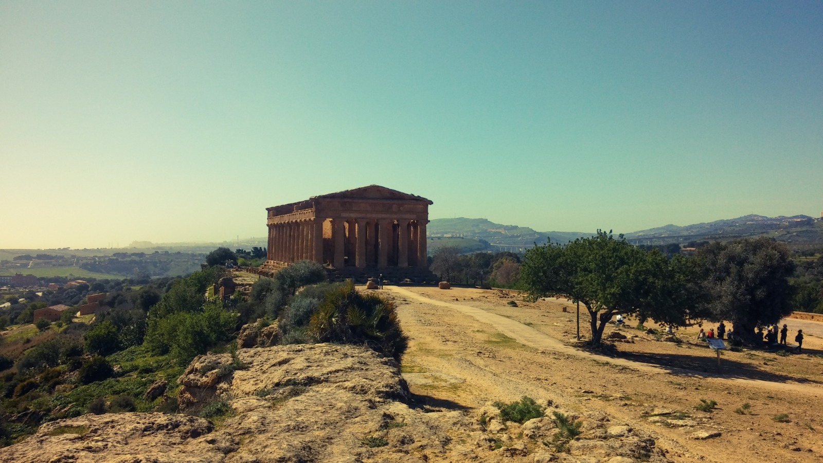 Temple of Concordia in the Valley of the Temples in Agrigento, Sicily