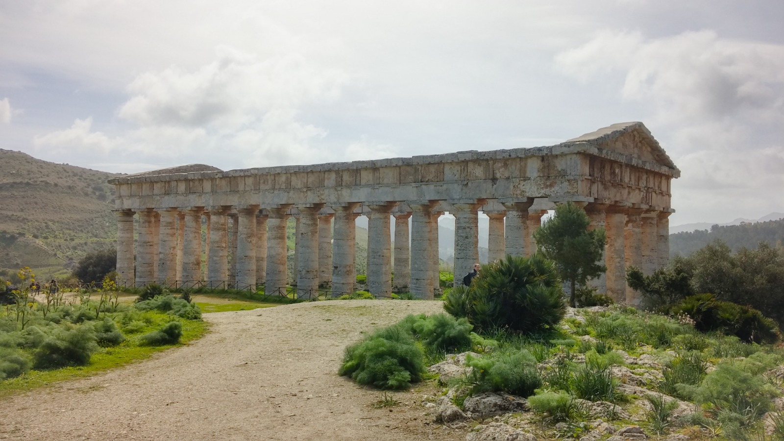 Ancient Doric Temple of Segesta in Sicily