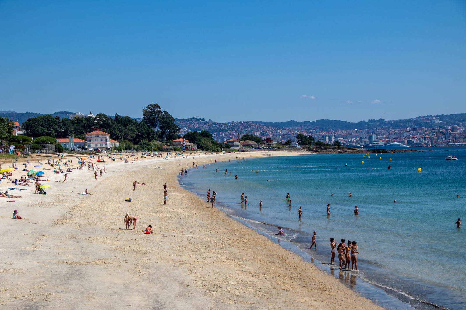Praia de Rodeira in Cangas, Galicia, Spain