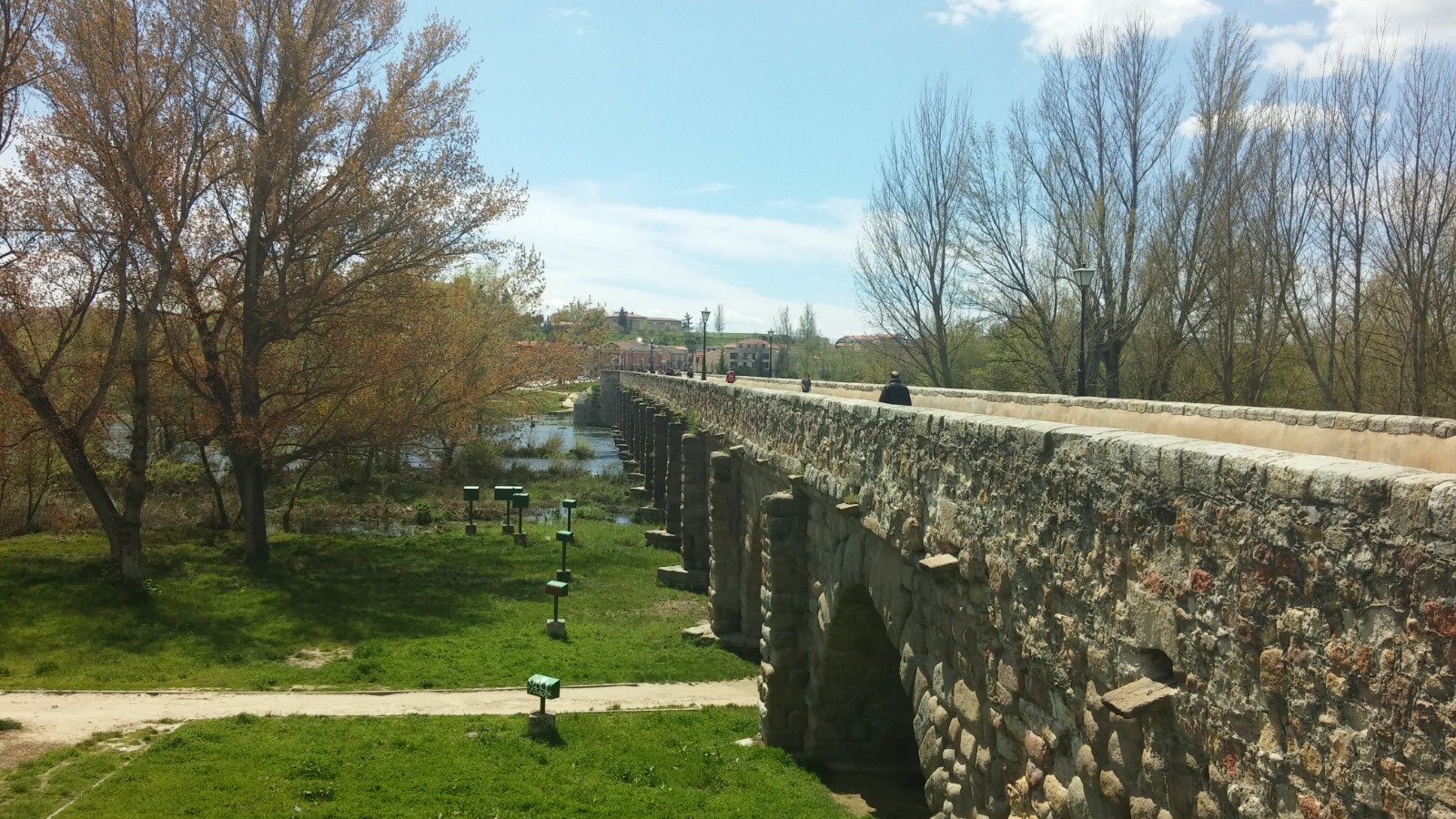 Roman Bridge in Salamanca, Spain