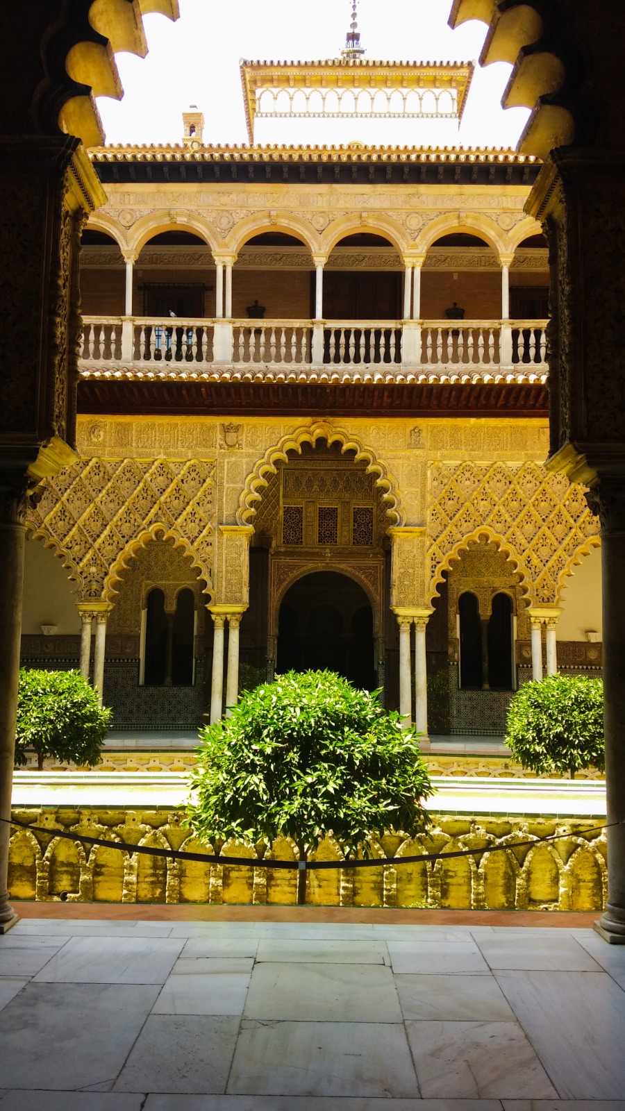 Royal Alcázar of Seville courtyard