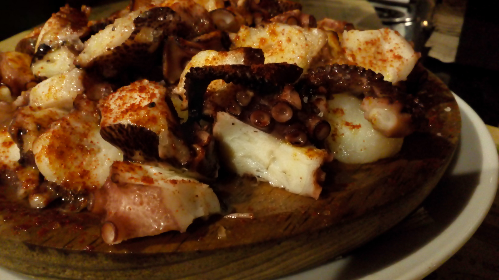 Polbo á Feira in Galicia, Spain