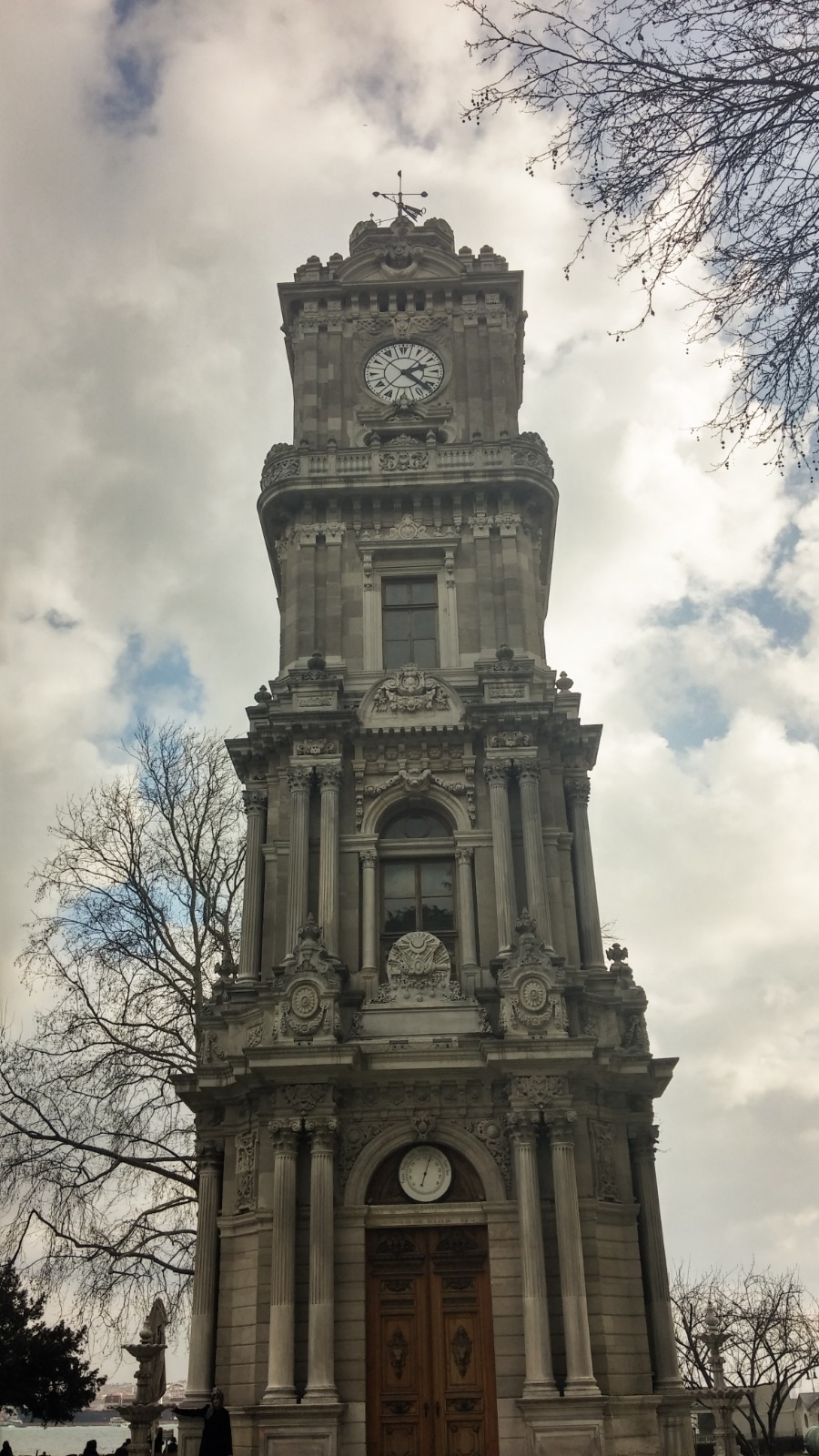 Dolmabahçe Clock Tower in Istanbul, Turkey