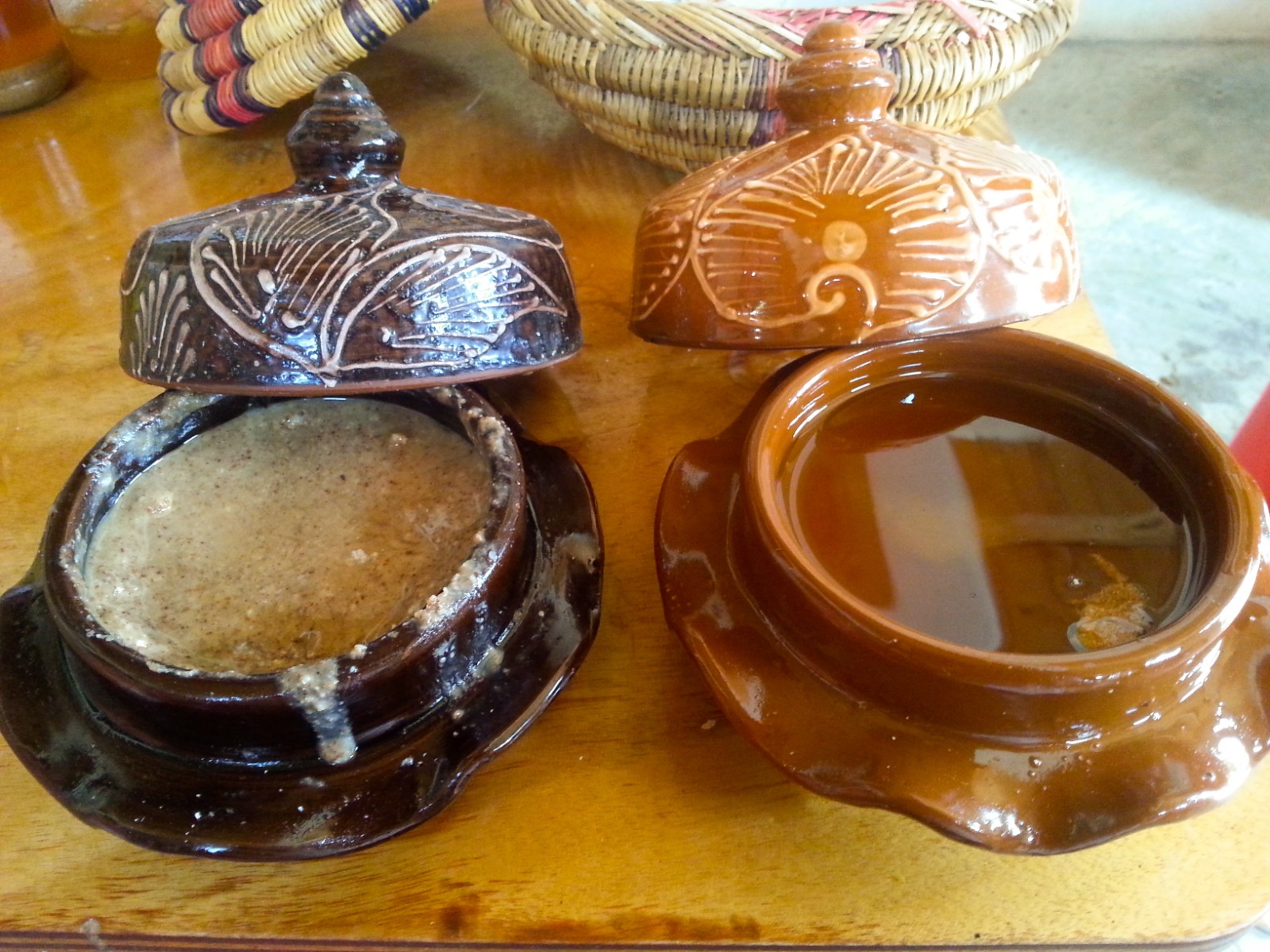 Argan oil products in a cooperative near Essaouira