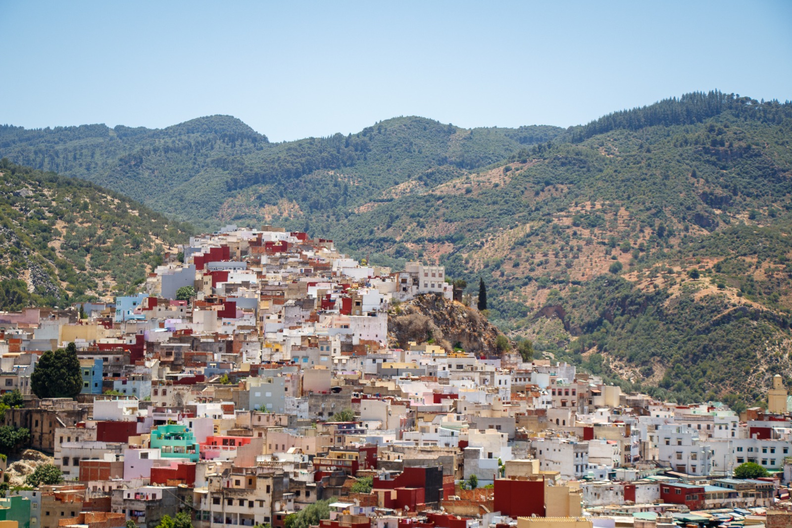 Moulay Idriss Zerhoun near Meknes, Morocco