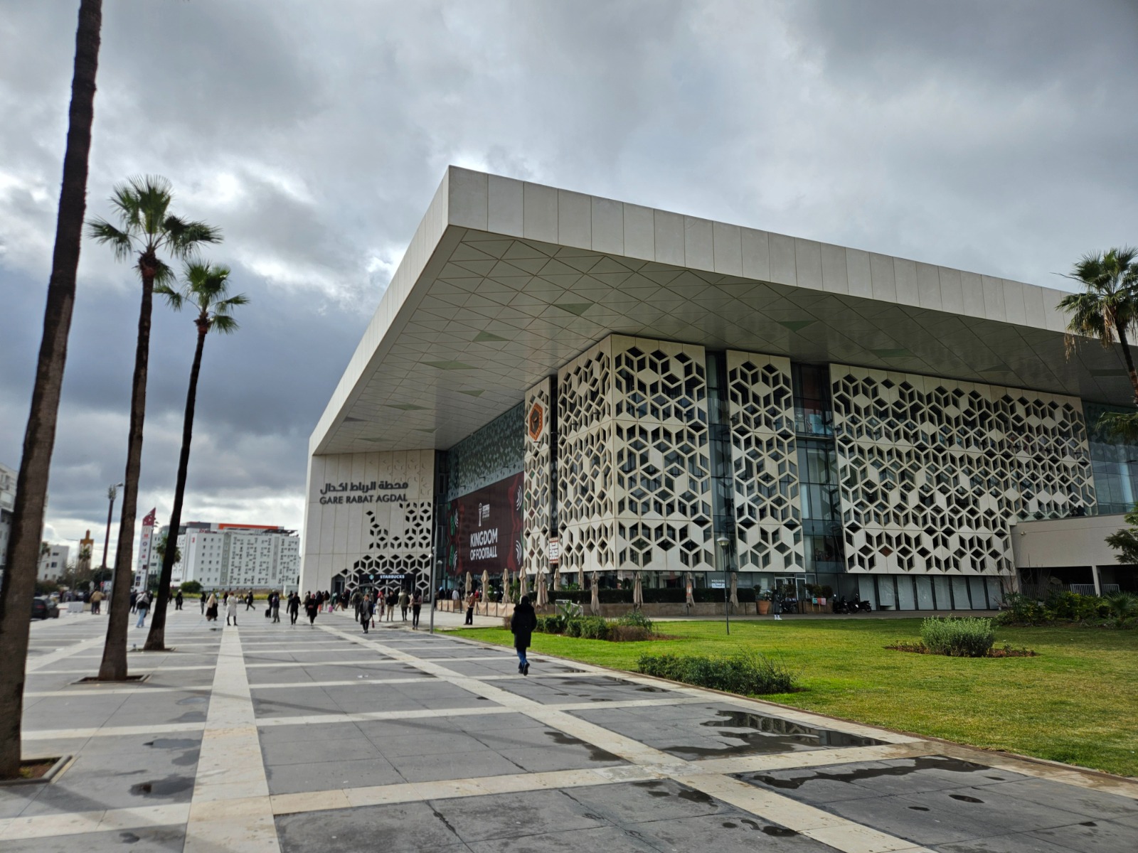 Rabat-Agdal Railway Station in Rabat, Morocco